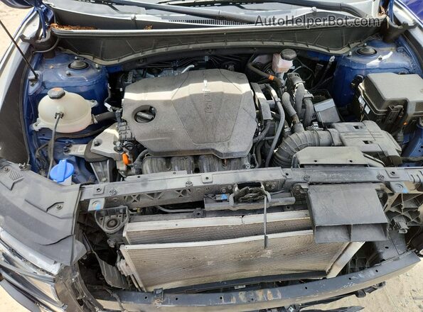 5NMJACAEXNH096496 2022 HYUNDAI TUCSON Blue Вид підкапотного простору
