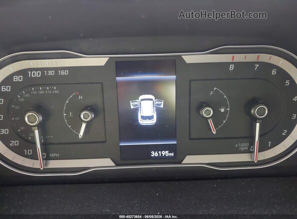 5NMJACAEXNH109893 2022 HYUNDAI TUCSON White Vista interior de 360 grados