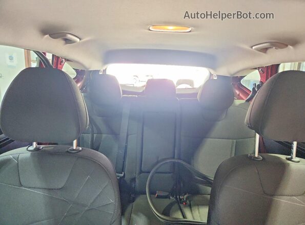 5NMJACAEXPH234850 2023 HYUNDAI TUCSON Red Vista de los asientos traseros