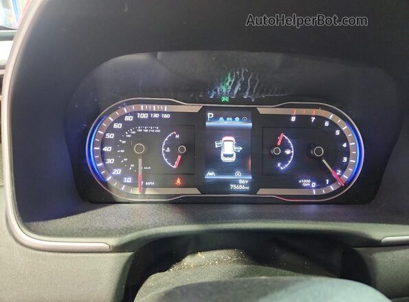 5NMJACAEXPH234850 2023 HYUNDAI TUCSON Red Vista del cuadro de instrumentos
