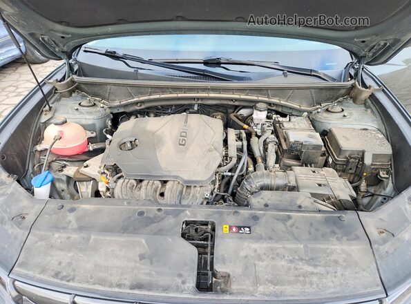5NMJB3AE0NH132645 2022 HYUNDAI TUCSON Gray Widok komory silnika