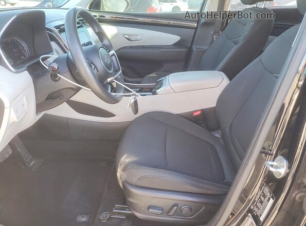 5NMJB3AE3NH010880 2022 HYUNDAI TUCSON Black Вид салону спереду