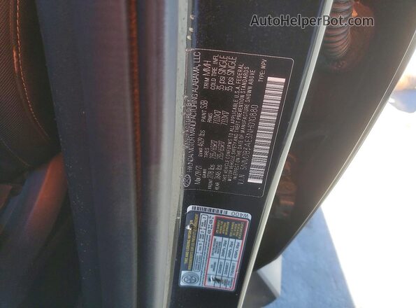 5NMJB3AE3NH010880 2022 HYUNDAI TUCSON Black Вид наклейки з VIN-кодом