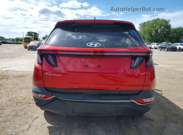 5NMJB3AE3NH145292 2022 HYUNDAI TUCSON Red Vista trasera