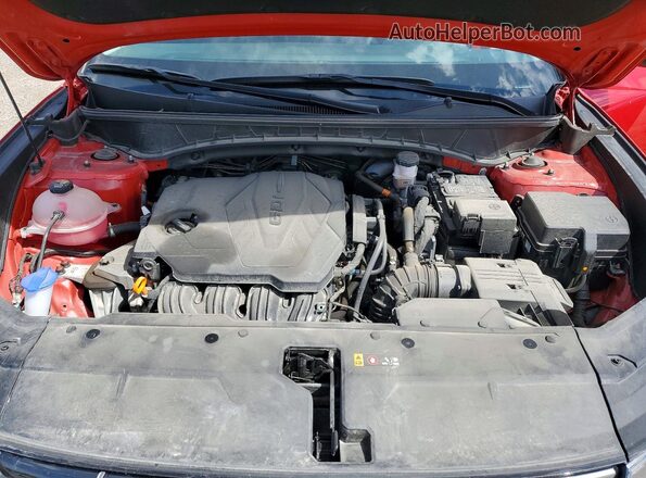 5NMJB3AE3NH145292 2022 HYUNDAI TUCSON Red Vista del compartimento del motor