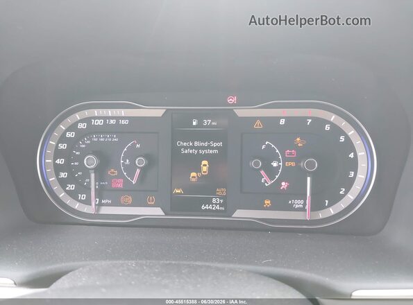 5NMJB3AE4NH092747 2022 HYUNDAI TUCSON Black Vista de los asientos traseros