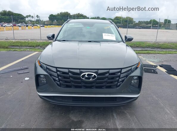 5NMJB3AE5NH035408 2022 HYUNDAI TUCSON Gray Вид задньої частини салону