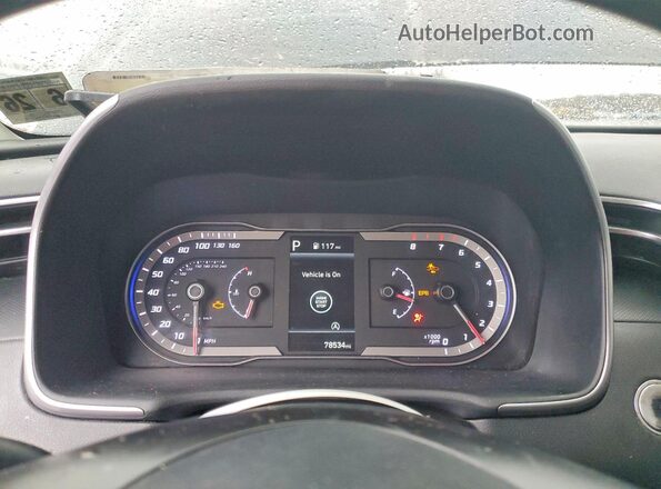 5NMJB3AE8NH013547 2022 HYUNDAI TUCSON Black Vista del cuadro de instrumentos