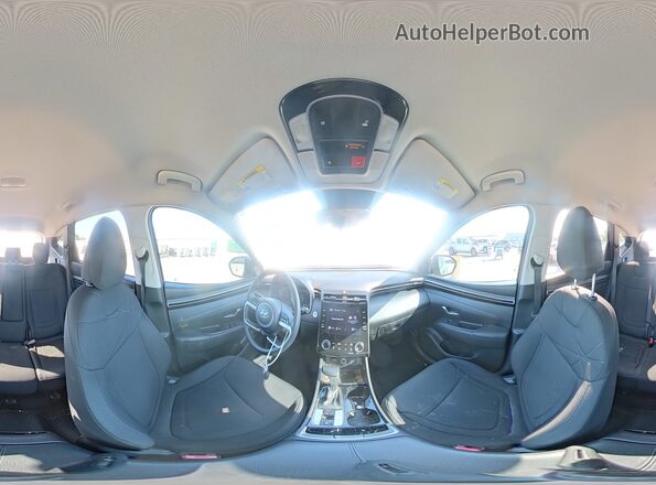 5NMJB3AEXNH123628 2022 HYUNDAI TUCSON Gray Панорамний вид салону 360°