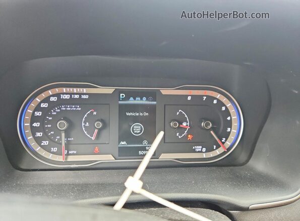5NMJB3AEXPH232240 2023 HYUNDAI TUCSON Silver Вид щитка приладів