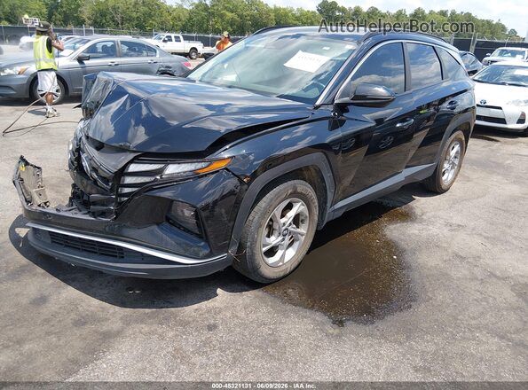 5NMJB3AEXPH284192 2023 HYUNDAI TUCSON Black წინა მარცხენა ხედი სამი მეოთხედიდან