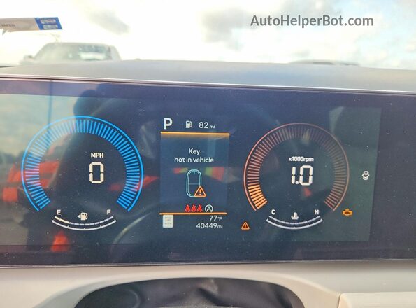 5NMJB3DE2SH501464 2025 HYUNDAI TUCSON Gray Սարքավորումների վահանակի տեսք