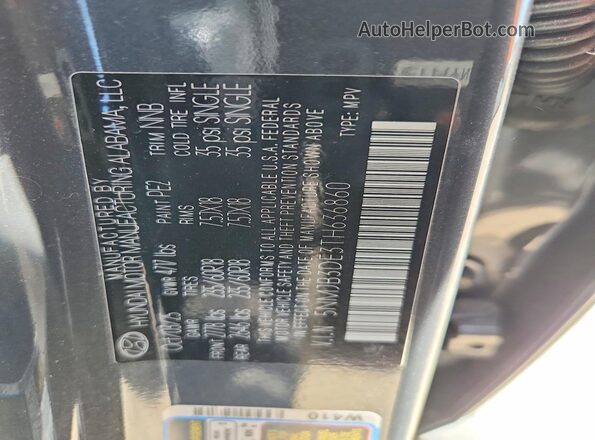 5NMJB3DE3TH636860 2026 HYUNDAI TUCSON Gray 