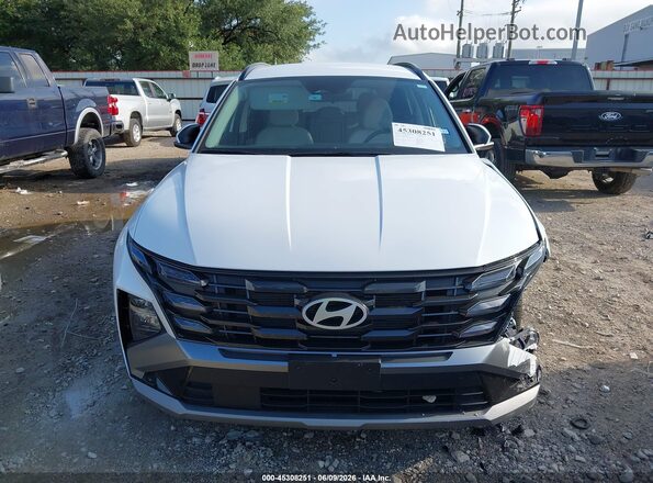 5NMJB3DE5SH555356 2025 HYUNDAI TUCSON White Vista del cuadro de instrumentos