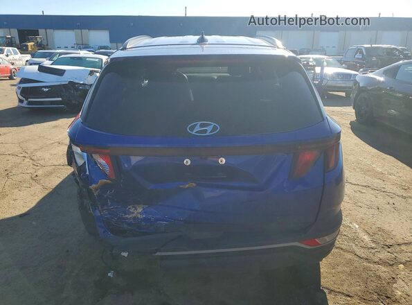 5NMJB3DEXRH353834 2024 HYUNDAI TUCSON Blue უკანა ხედი