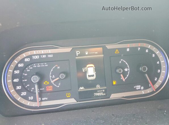 5NMJB3DEXRH353834 2024 HYUNDAI TUCSON Blue ხელსაწყოთა პანელის ხედი