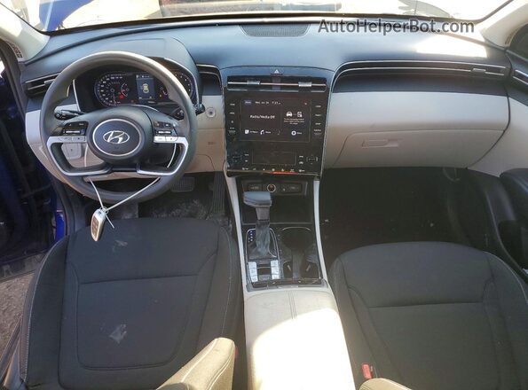 5NMJB3DEXRH353834 2024 HYUNDAI TUCSON Blue წინა პანელის ხედი