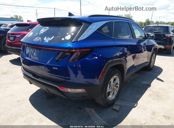 5NMJBCAE0NH155410 2022 HYUNDAI TUCSON Синий Задняя правая четверть