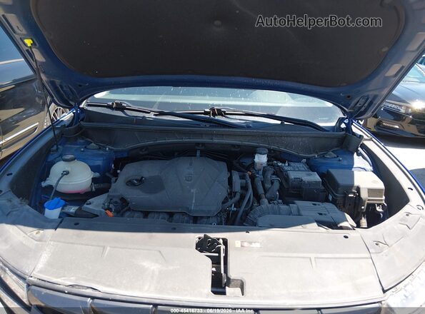 5NMJBCAE0NH155410 2022 HYUNDAI TUCSON Синий Вид сзади