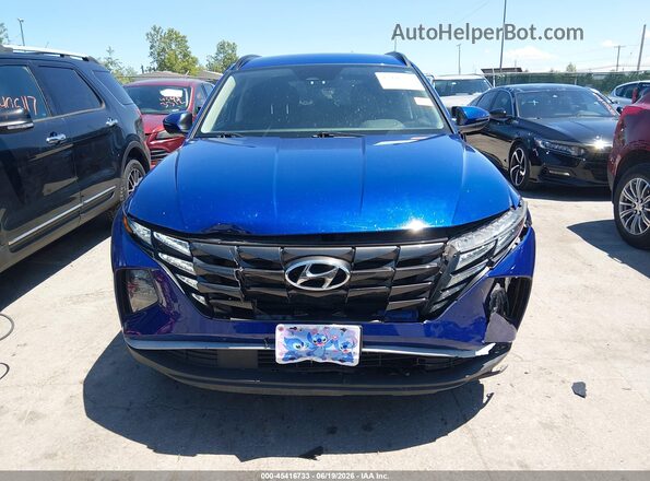 5NMJBCAE0NH155410 2022 HYUNDAI TUCSON Синий Вид щитка приборов