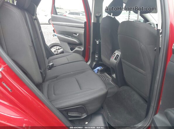 5NMJBCAE2NH044003 2022 HYUNDAI TUCSON Red VIN sticker view