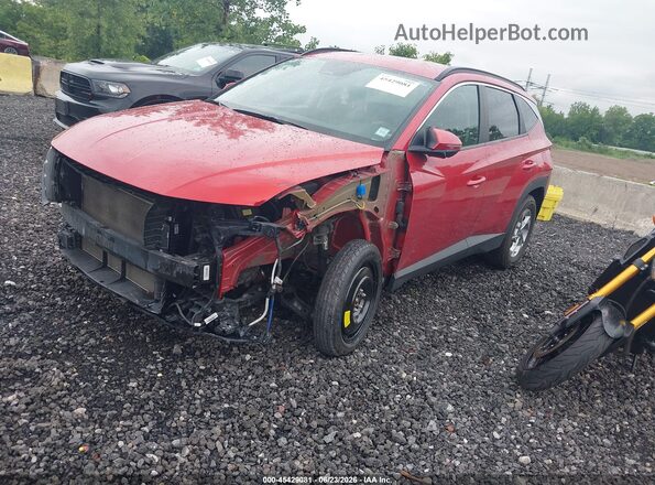 5NMJBCAE2NH044003 2022 HYUNDAI TUCSON Red Front left