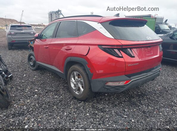 5NMJBCAE2NH044003 2022 HYUNDAI TUCSON Red Rear left