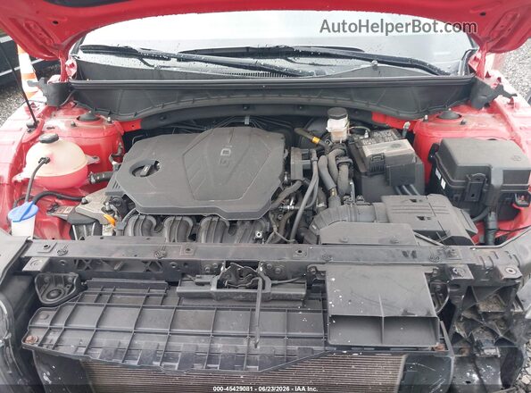 5NMJBCAE2NH044003 2022 HYUNDAI TUCSON Red Rear view