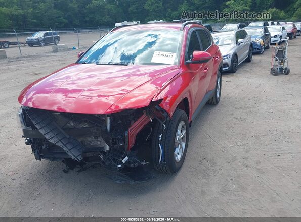 5NMJBCAE2NH124238 2022 HYUNDAI TUCSON Red Front left
