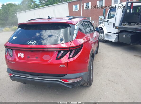 5NMJBCAE2NH124238 2022 HYUNDAI TUCSON Red Rear right