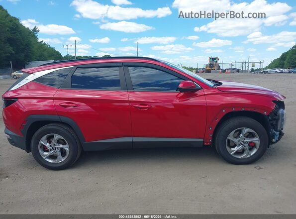 5NMJBCAE2NH124238 2022 HYUNDAI TUCSON Red Rear interior view