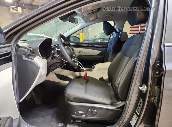 5NMJBCAE2PH192574 2023 HYUNDAI TUCSON Charcoal წინა სალონის ხედი