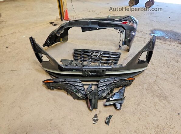 5NMJBCAE2PH192574 2023 HYUNDAI TUCSON Charcoal VIN კოდის სტიკერის ხედი