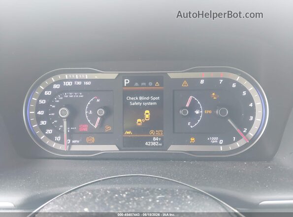 5NMJBCAE3PH219863 2023 HYUNDAI TUCSON Blue უკანა სავარძლების ხედი