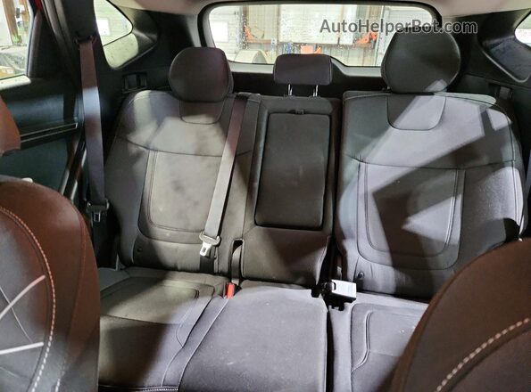5NMJBCAE5NH065704 2022 HYUNDAI TUCSON Red Widok tylnych siedzeń