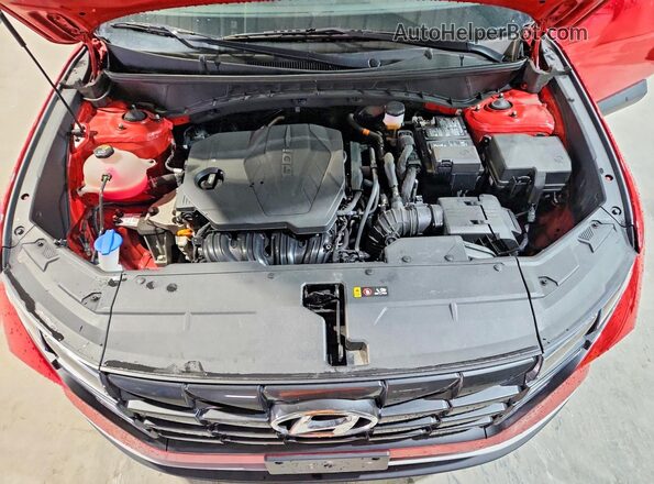 5NMJBCAE5NH065704 2022 HYUNDAI TUCSON Red Widok komory silnika