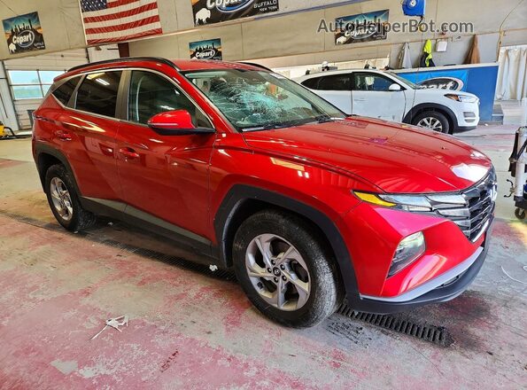 5NMJBCAE6NH088733 2022 HYUNDAI TUCSON Red 