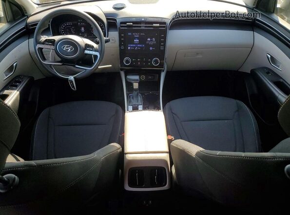 5NMJBCAE6NH107412 2022 HYUNDAI TUCSON White Вид панелі приладів