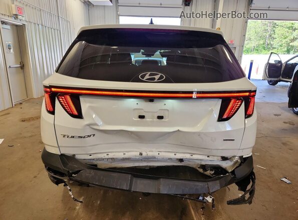 5NMJBCAE7NH120895 2022 HYUNDAI TUCSON White Вид ззаду