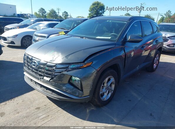 5NMJBCAE7PH264515 2023 HYUNDAI TUCSON Gray წინა მარცხენა ხედი სამი მეოთხედიდან