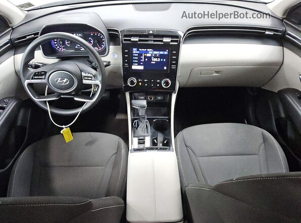 5NMJBCAEXNH031399 2022 HYUNDAI TUCSON White წინა პანელის ხედი