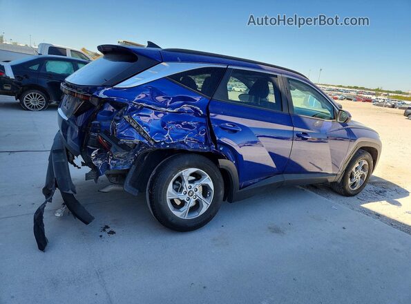 5NMJBCAEXNH147069 2022 HYUNDAI TUCSON Blue უკანა მარჯვენა