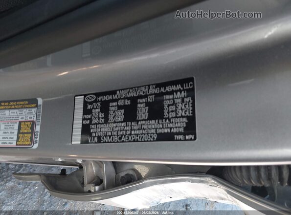 5NMJBCAEXPH220329 2023 HYUNDAI TUCSON Silver Engine compartment view