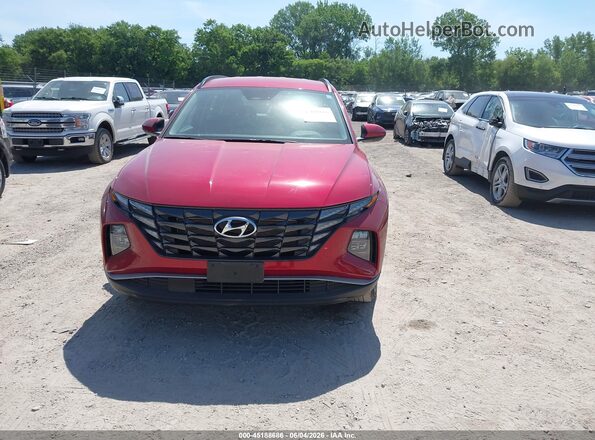 5NMJBCDE2RH409054 2024 HYUNDAI TUCSON Burgundy Widok zestawu wskaźników