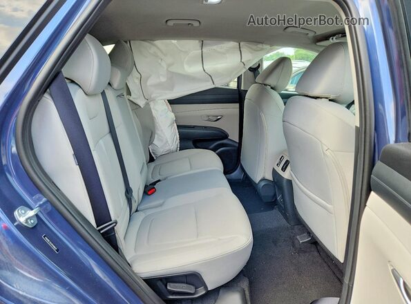 5NMJBCDE2SH588637 2025 HYUNDAI TUCSON Blue Вид задньої частини салону