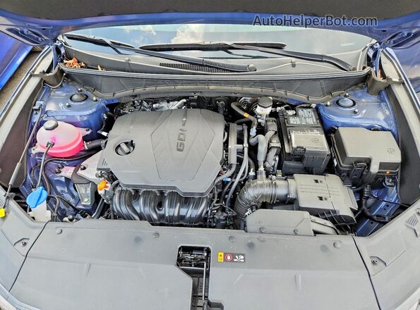 5NMJBCDE2SH588637 2025 HYUNDAI TUCSON Blue Вид підкапотного простору