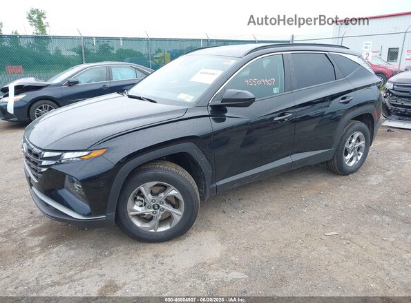 5NMJBCDE4RH420024 2024 HYUNDAI TUCSON Black Առջևի ձախ երեք քառորդ տեսարան