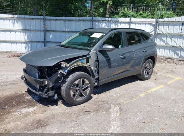 5NMJBCDE7SH455775 2025 HYUNDAI TUCSON Gray წინა მარცხენა ხედი სამი მეოთხედიდან