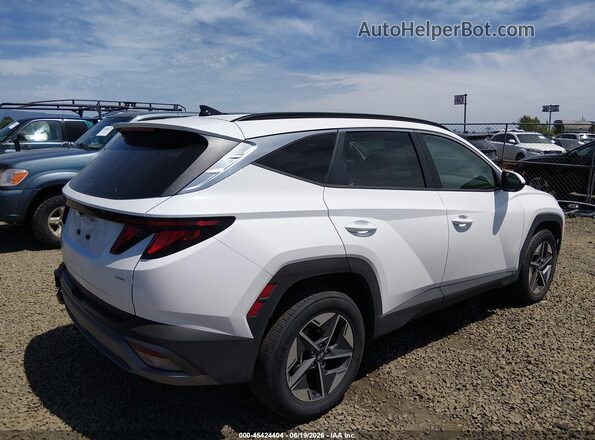 5NMJBCDEXSH558642 2025 HYUNDAI TUCSON White უკანა მარჯვენა