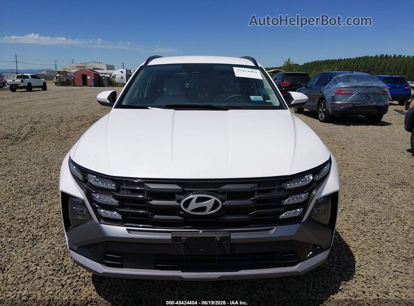 5NMJBCDEXSH558642 2025 HYUNDAI TUCSON White ხელსაწყოთა პანელის ხედი